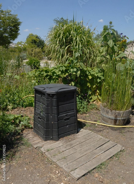 Obraz composteur de jardin