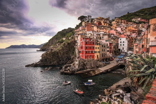 Obraz Riomaggiore, Cinque Terre, Włochy
