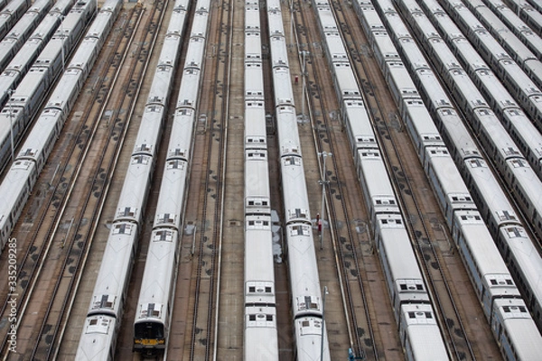 Obraz train metro station