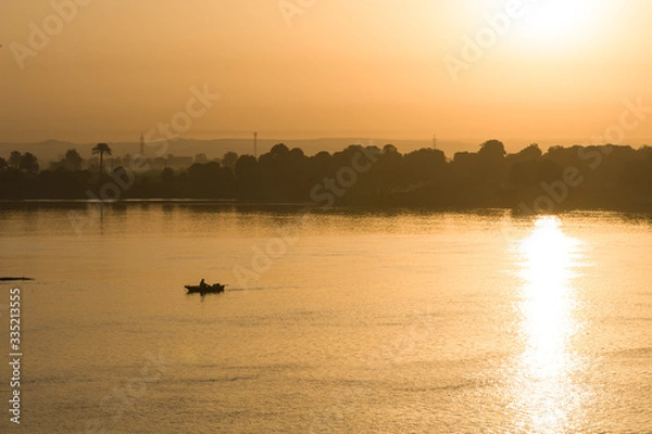 Obraz ナイル川の夕焼け