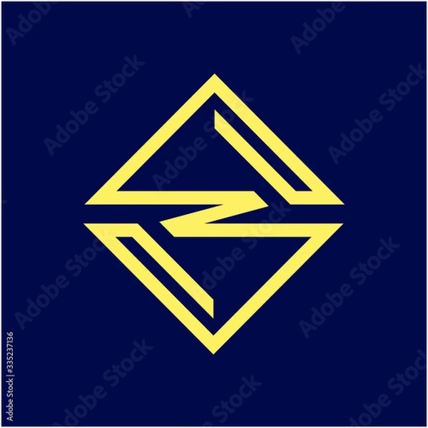 Obraz Letter Z Logo Design. Vector Illustration