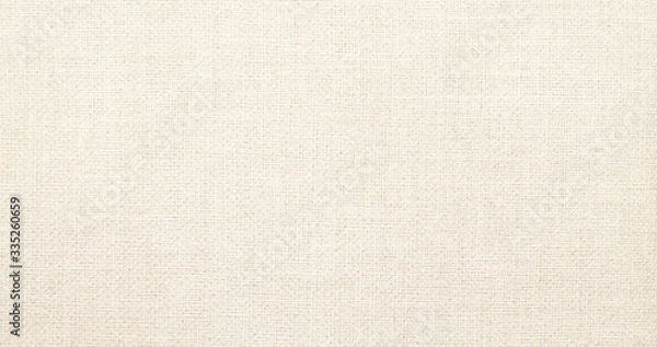Fototapeta Natural linen material textile canvas texture background