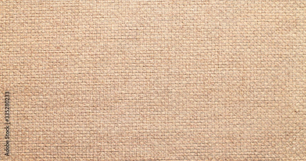 Fototapeta Natural linen material textile canvas texture background