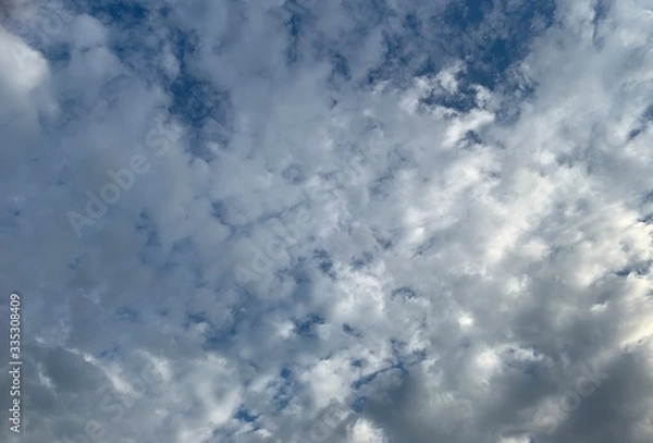 Obraz blue sky with clouds