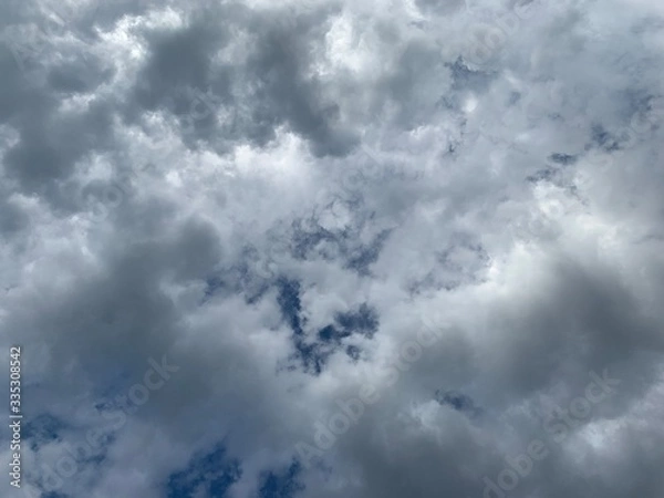 Obraz time lapse clouds