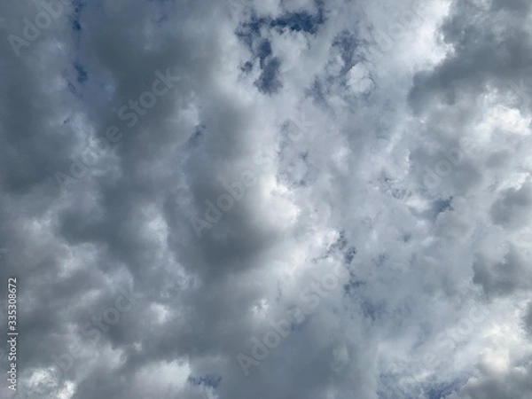 Obraz storm clouds timelapse