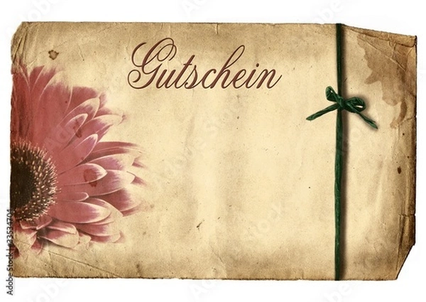 Obraz Gutschein