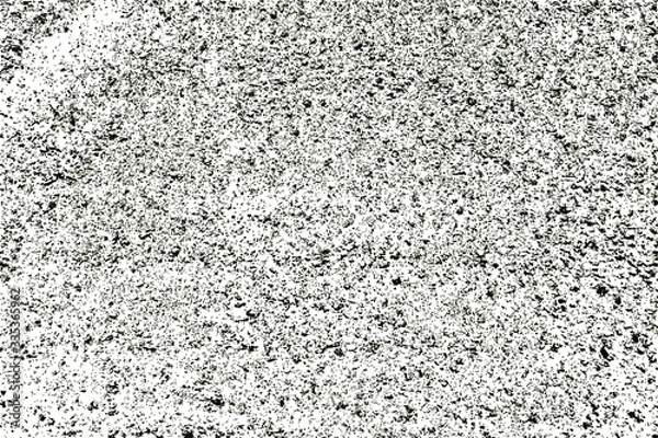 Fototapeta Grunge texture of the rough surface of a concrete wall. Abstract background. Carelessly filled, rough surface with noise, dirt and grit. Vector illustration. Overlay template.