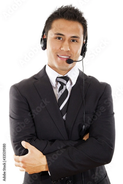 Obraz Call center operator