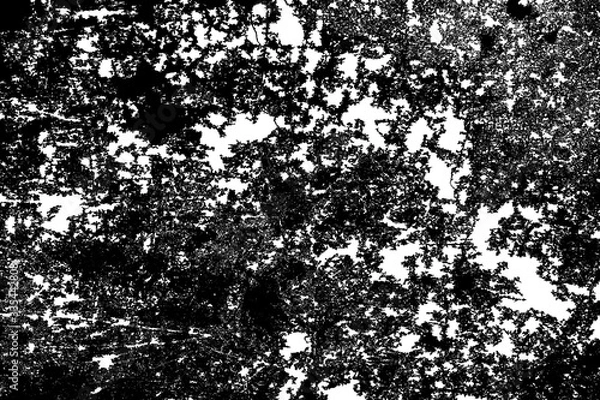 Obraz texture black grunge pattern on paper white or wall old rough has dirty black and rusty or dust is grunge style texture and vintage. Urban distressed overlay. abstract grungy background. clipping path