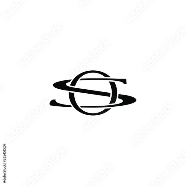 Obraz os letter original monogram logo design