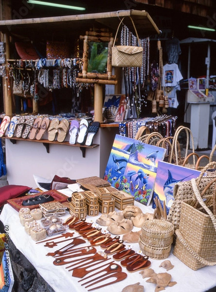 Obraz ハワイの雑貨屋　お土産