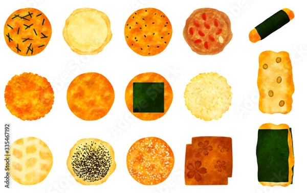 Obraz 煎餅セット
