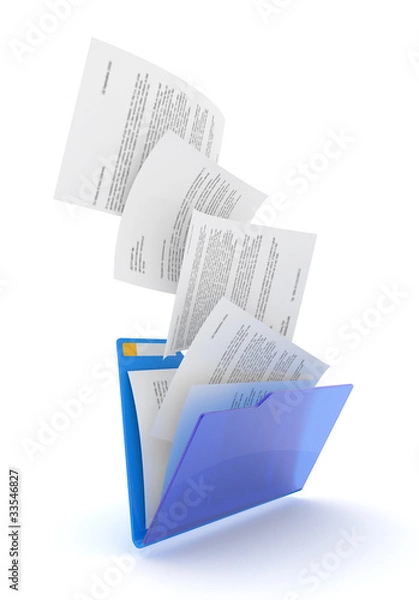 Obraz Documents downloading.