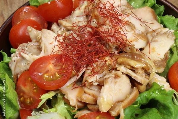 Obraz チキンチャーシューサラダ