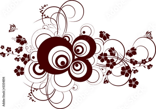 Obraz floral background