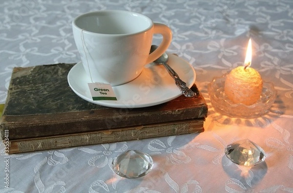 Obraz es sich zu Hause gemütlich machen