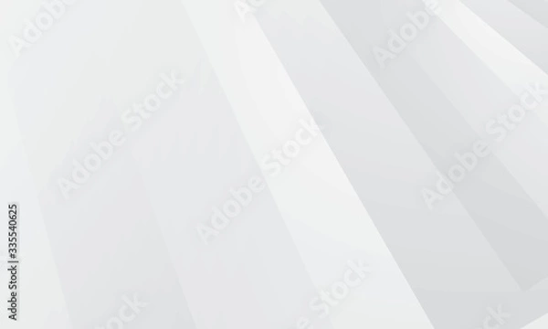 Obraz White Background Abstract Geometric Vector Illustration. You can use this white background template for website user interface.