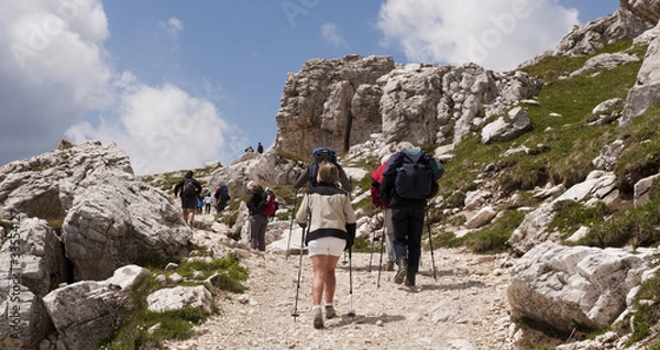 Obraz Nordic walking