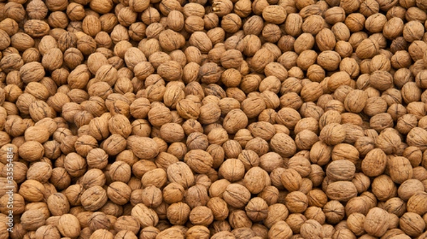 Obraz Whole Walnut Background
