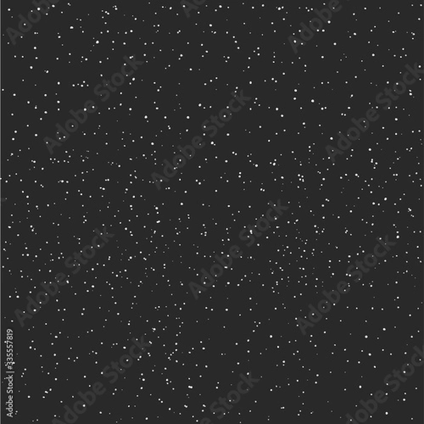 Obraz Stary night sky horizontal background. Vector illustration