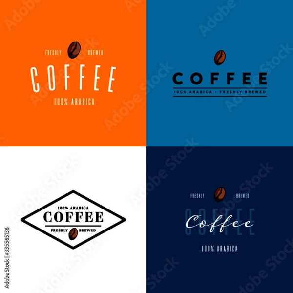 Obraz Coffee Bean Logo & Badge Set II