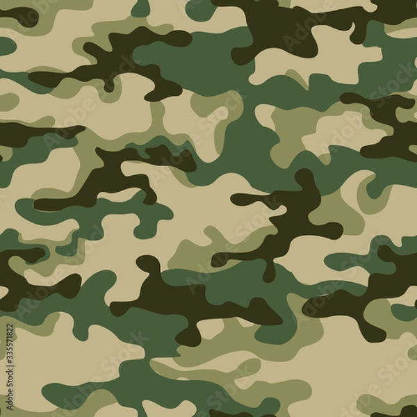 Fototapeta Camouflage seamless pattern.Hunting background. Print vector.