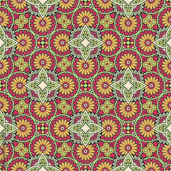 Obraz Seamless pattern. Vintage decorative elements
