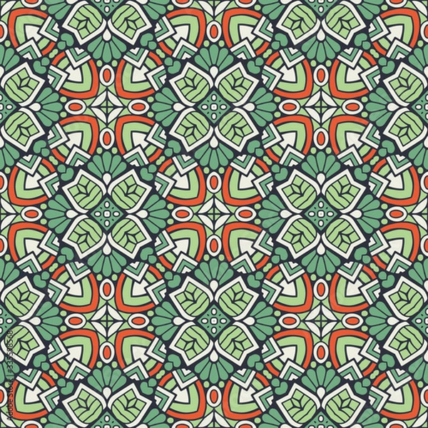 Obraz Seamless pattern. Vintage decorative elements