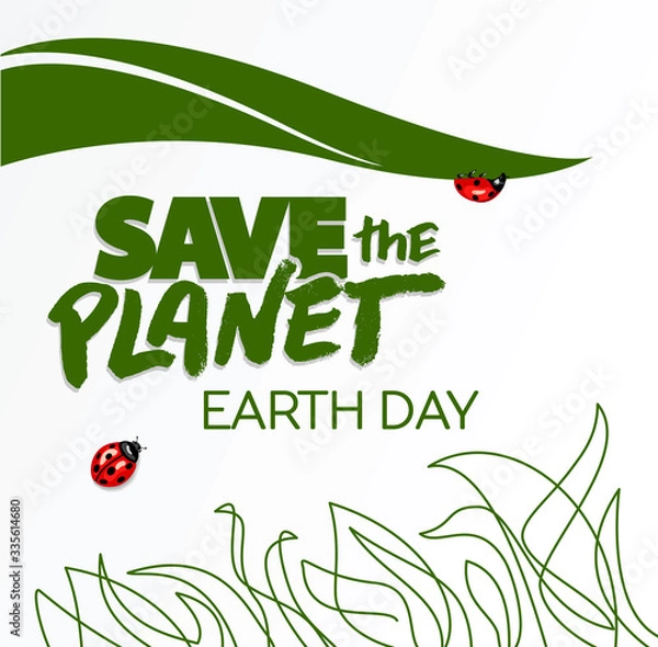 Fototapeta Eco Vector Background