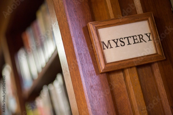 Obraz Library Mystery Section sign