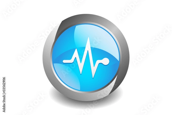 Obraz Heartbeat Button