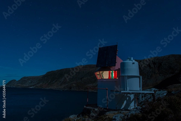 Obraz lighthouse at night 