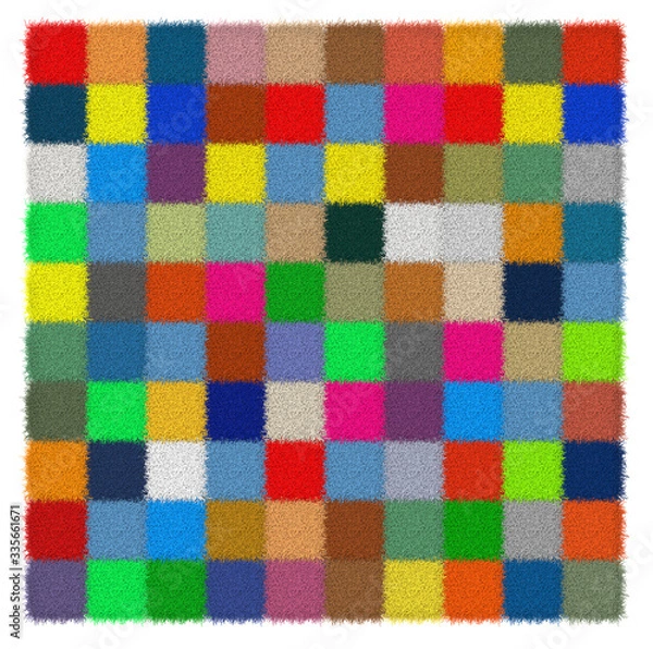 Obraz Colorful carpet samples