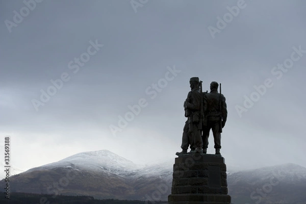 Fototapeta Memorial to commandos