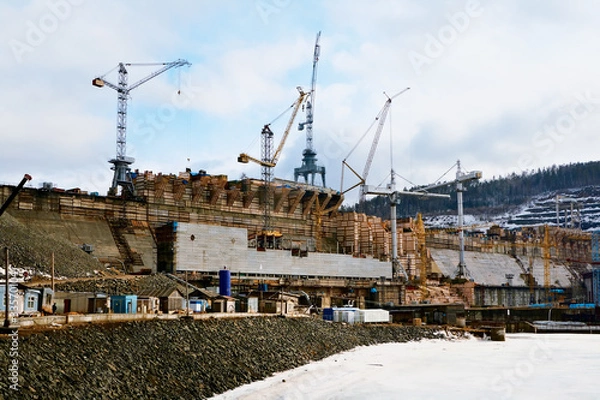 Obraz Строительство ГЭС