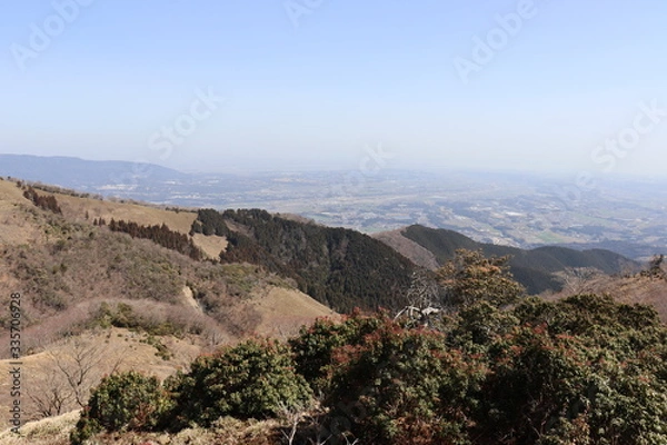 Fototapeta 竜ヶ岳を登山した時の景色