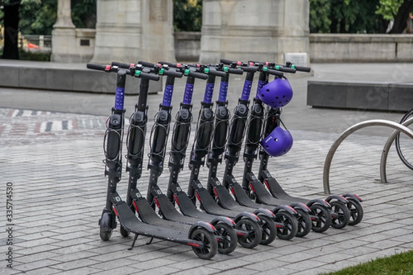 Obraz electric scooters