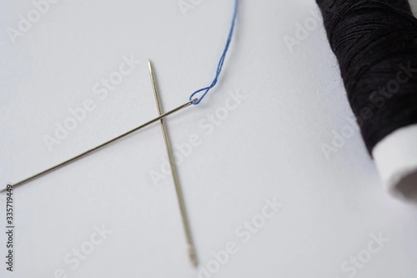 Obraz needle with thread