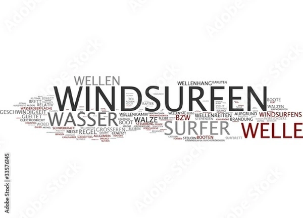 Obraz Windsurfen