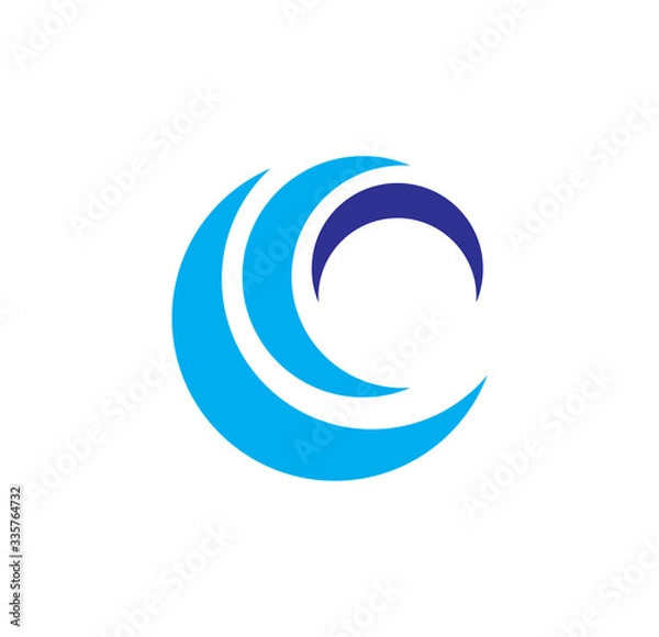Obraz Wave related icon on background for graphic and web design. Creative illustration concept symbol for web or mobile app