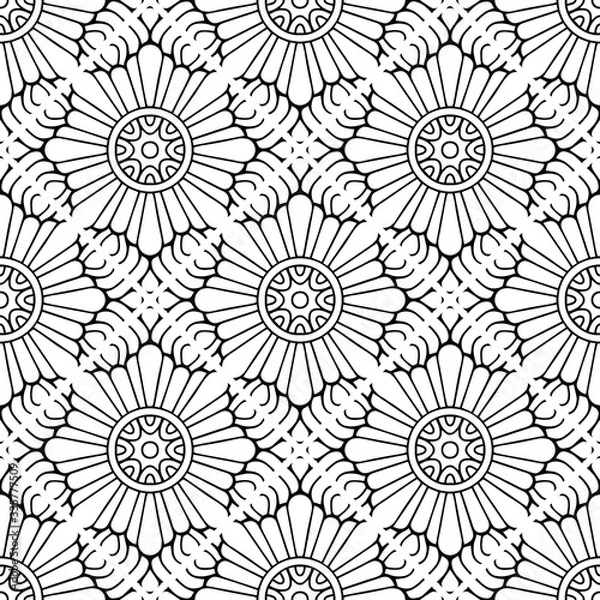 Fototapeta luxury ornamental mandala design background