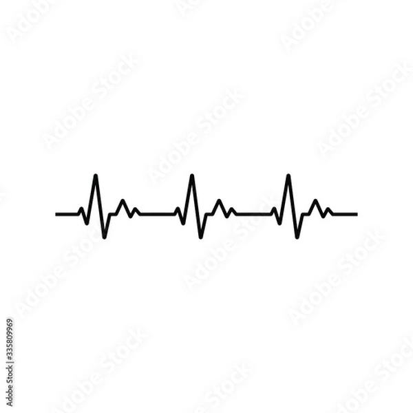 Obraz heart beat icon