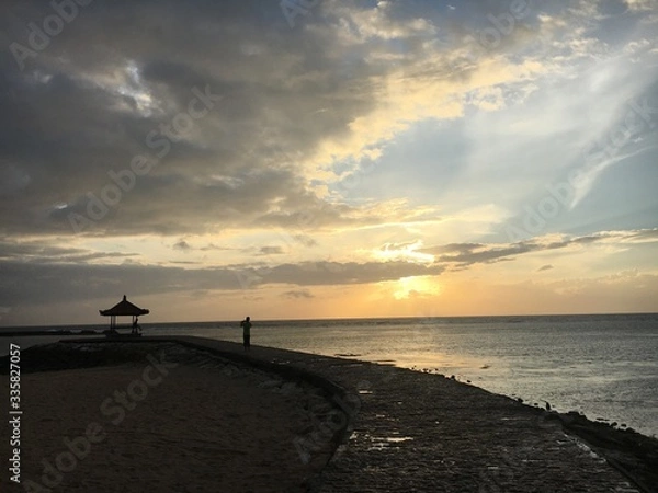 Obraz sunrise at a beach