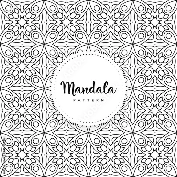 Fototapeta luxury ornamental mandala design background