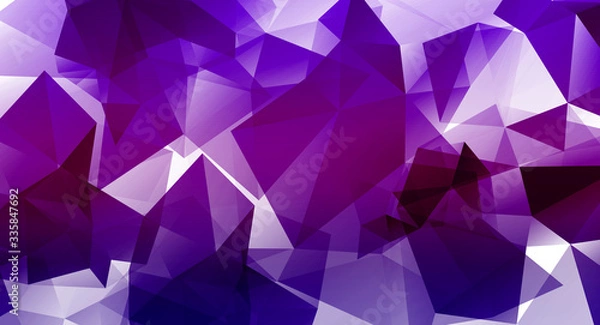 Fototapeta Abstract purple polygon background