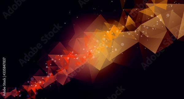 Fototapeta Abstract polygon background vector illustration