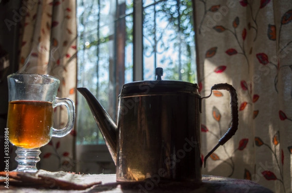 Obraz desayuno tè y tetera