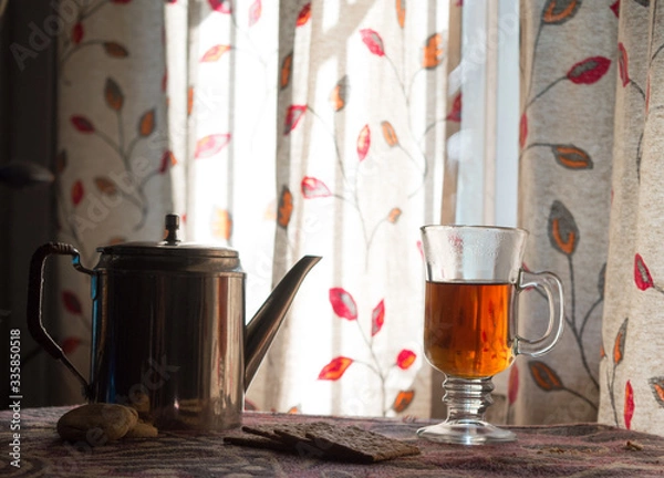 Obraz desayuno tè y tetera