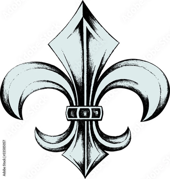 Obraz fancy fleur de lys